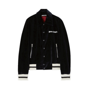 Jakke Palm Angels Sunday Life Is Palm Baseball Jacket Sort | PMEA229F22FAB0014903, 0
