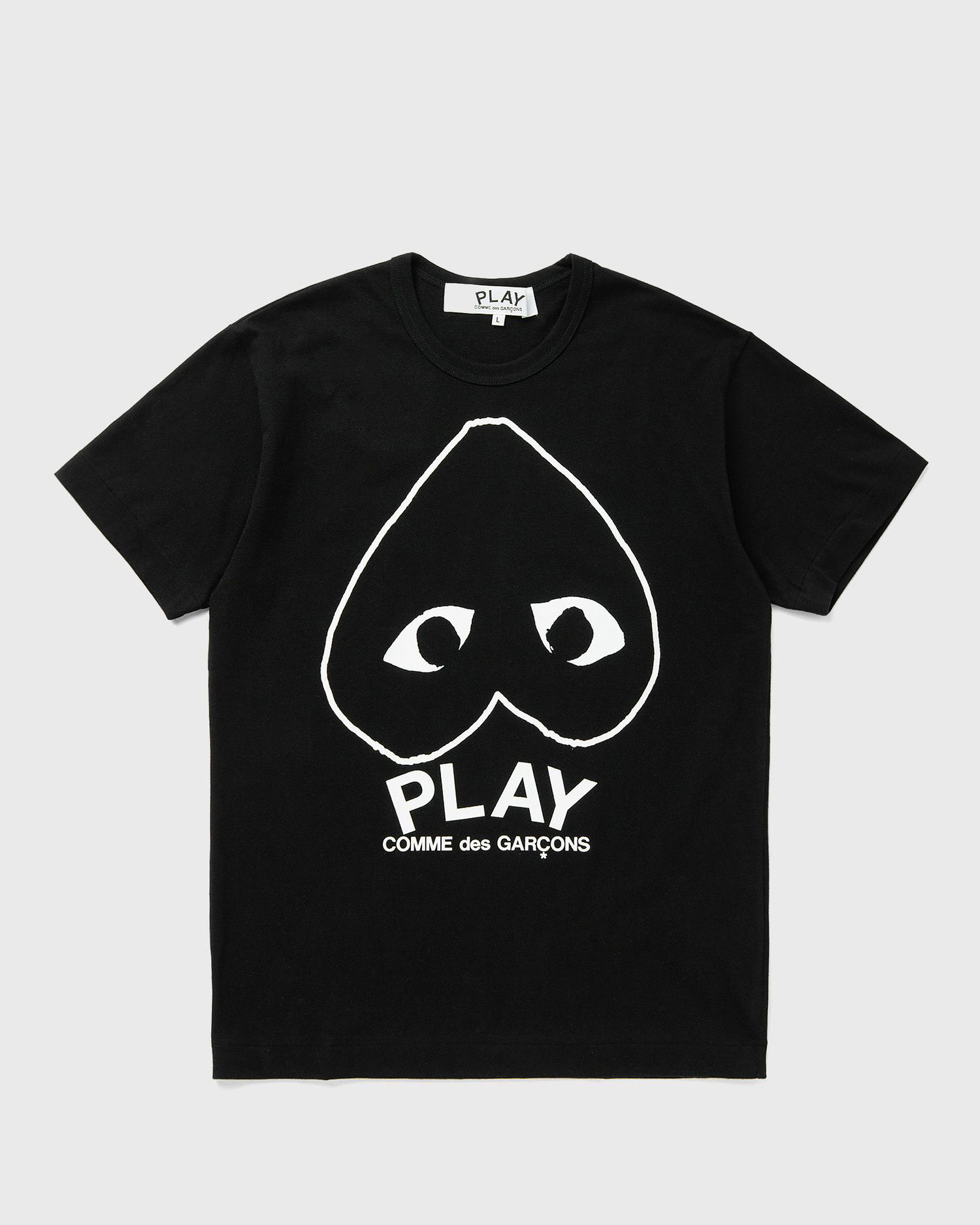 T-shirt Comme des Garçons Comme des Garçons Play Logo Print Knit T-Shirt Sort | AX-T114-051-1, 0