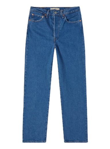 Jeans Levi's Ribcage Straight Ankle Jeans Blå | 72693-0117