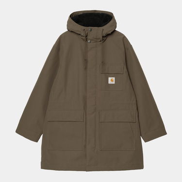 Parka Carhartt WIP Siberia Hooded Parka with Faux Fur Lining Vitola Grøn | I035365_5, 7