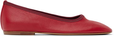 Kjole Dries Van Noten Dries Van Noten Leather Ballerina Flats Rød | WS251-1634-140, 0