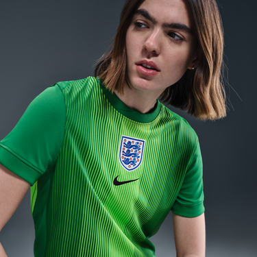 Jersey Nike England Stadium 2025/26 Dri-FIT Replica Goalkeeper Short Sleeve Jersey Grøn | IF3957-310, 3