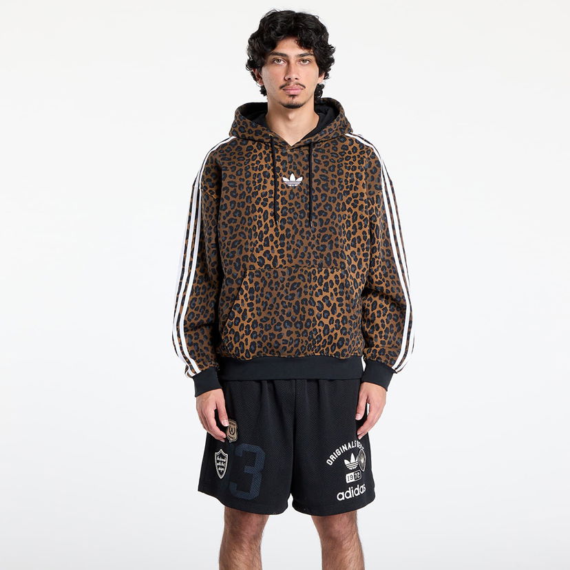 Sweatshirt adidas Originals Graphic Lo Hoodie Brun | JV7560