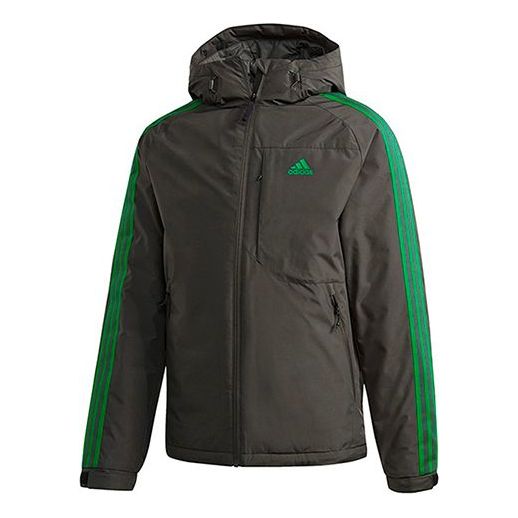 Parka adidas Originals 3ST Down Hooded Jacket Grå | GF0097