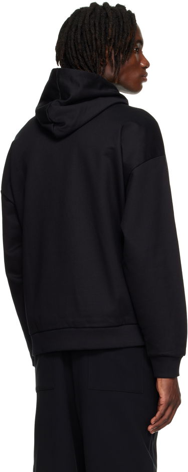 Sweatshirt BOSS Logo Bonded Hoodie Sort | 50529090, 2