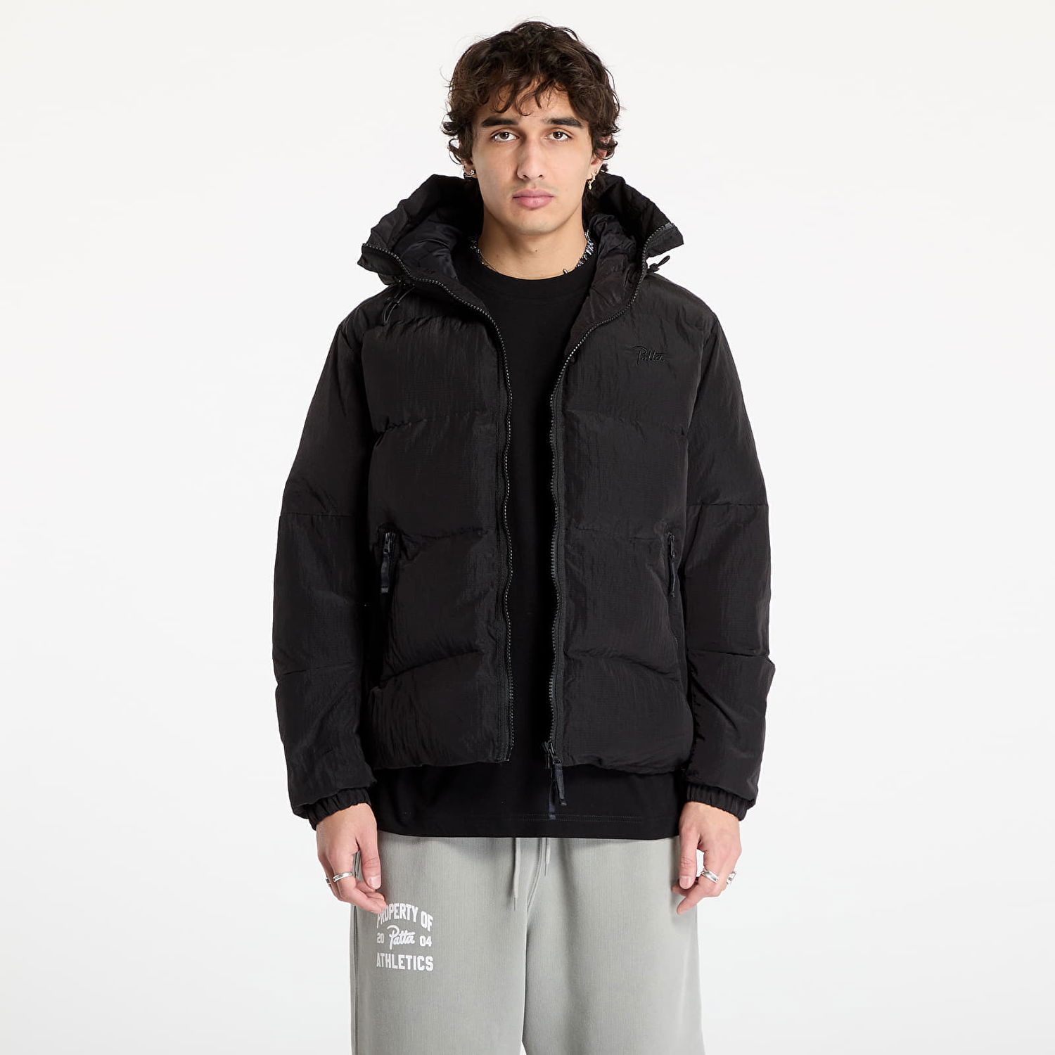 Puffer jakke Patta Patta Ripstop Puffer Jacket Sort | POC-AW24-3500-348-0289-001, 0