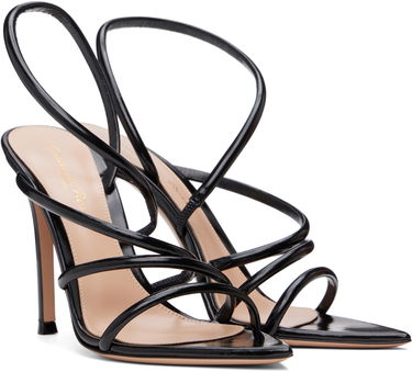 Sneakers og sko Gianvito Rossi Ettie Heeled Sandals Sort | G32441-15RIC-NUI, 3