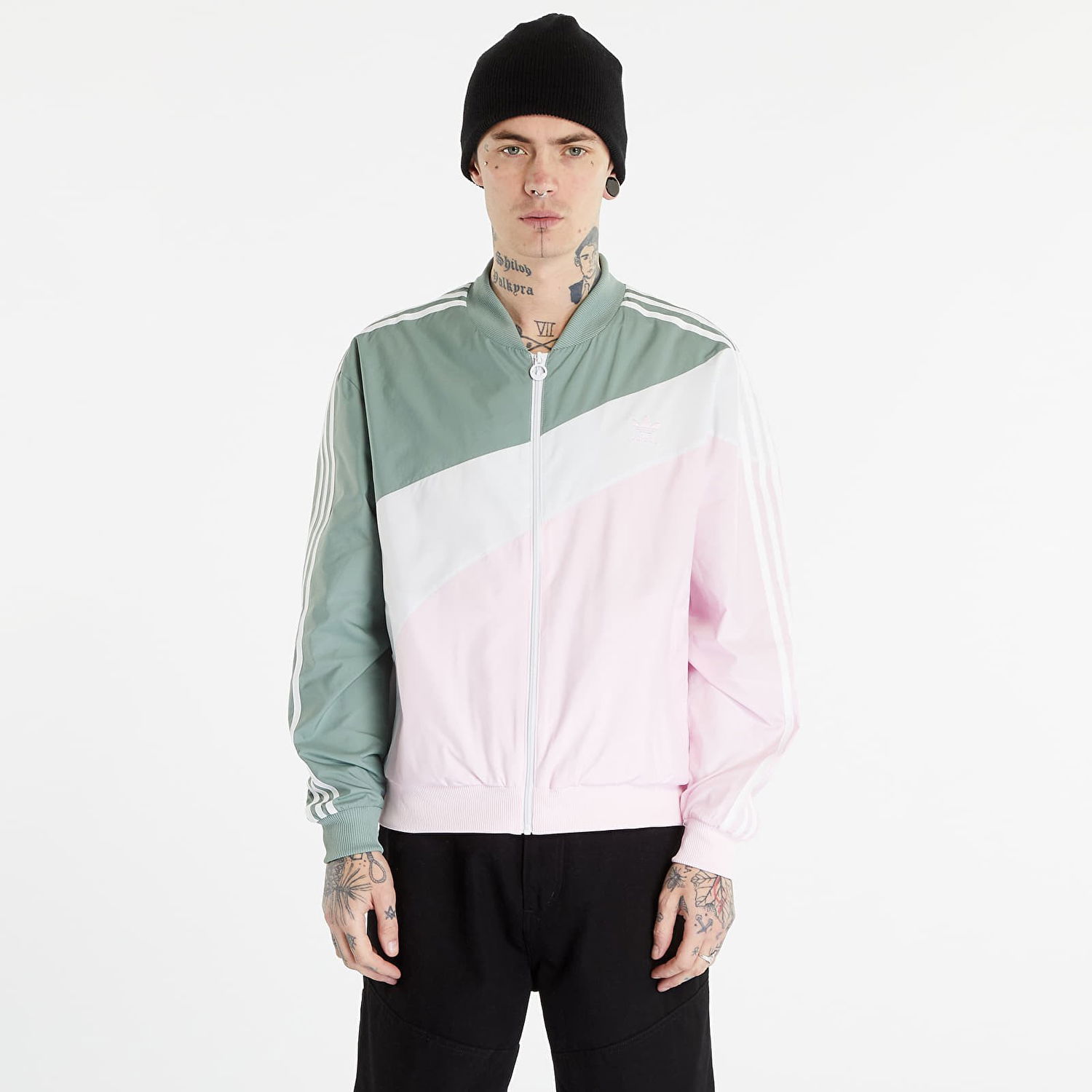 Jakke adidas Originals Swirl Woven Track Jacket Lyserød | IC5552, 0