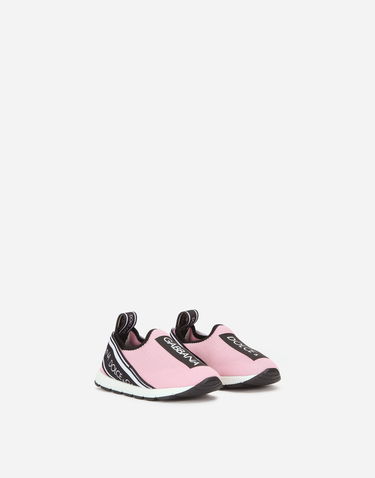 Sneakers og sko Dolce & Gabbana Sorrento Slip-on With Logo Tape Lyserød | DN0105AH6778B405, 1