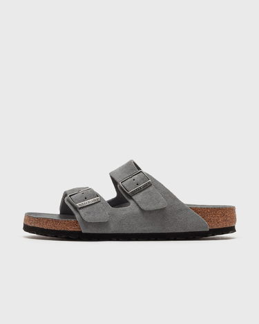 Sneakers og sko Birkenstock Arizona Soft Footbed Suede Slides Grå | 1030860, 2