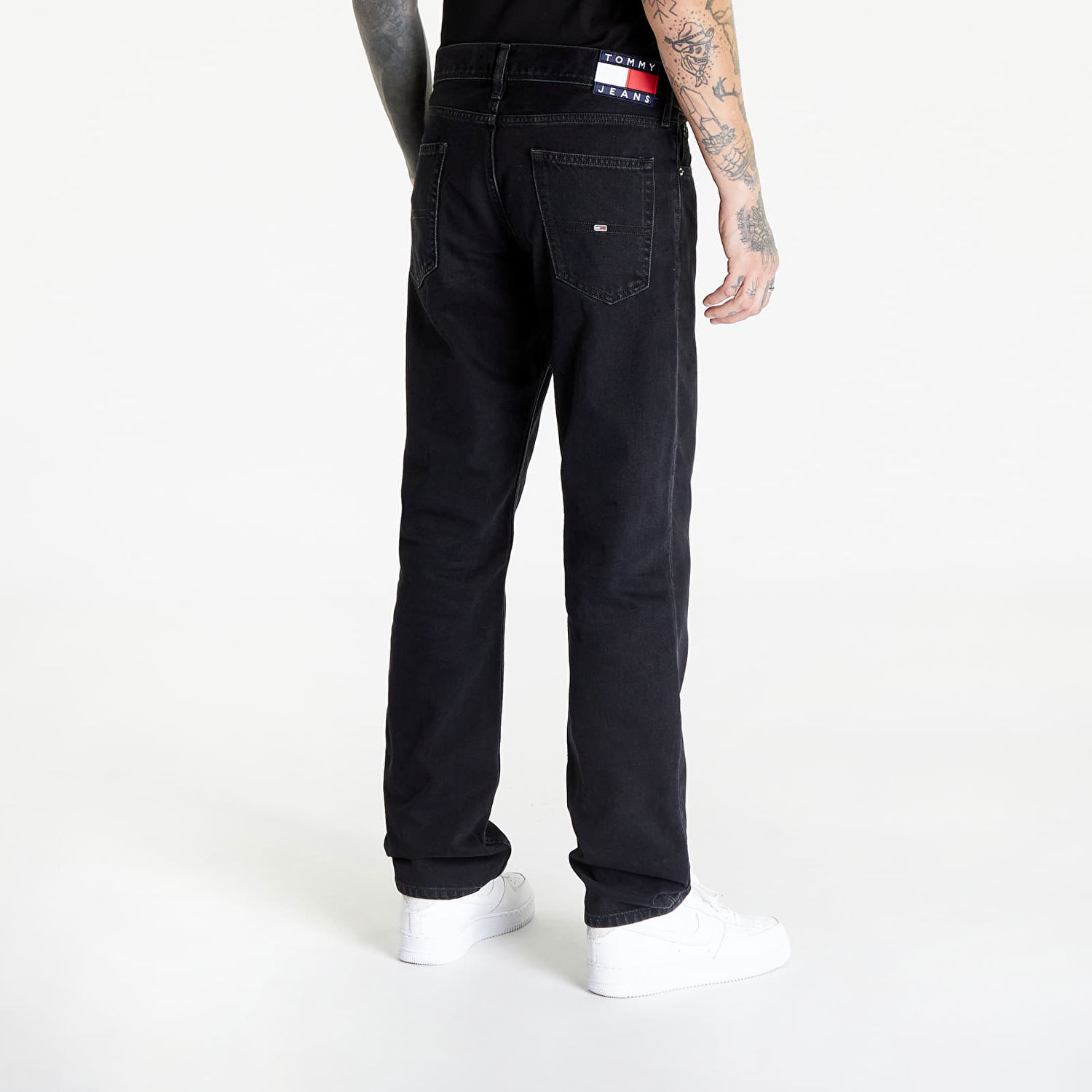Jeans Tommy Hilfiger Tommy Jeans Ethan Relaxed Straight Jeans Denim Black Sort | DM0DM17396 1BZ, 1