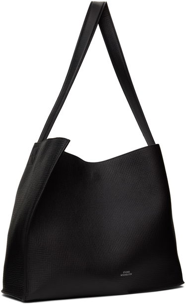 Håndtaske Studio Nicholson Studio Nicholson Doublet Leather Tote Bag Sort | DOUBLET SN - 741, 1