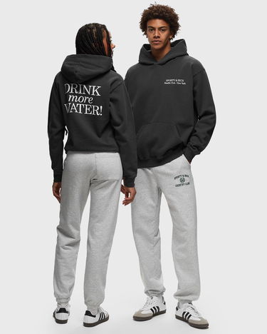 Sweatshirt Sporty & Rich New 'Drink More Water' Hoodie Grå | HOAW2315FB, 1