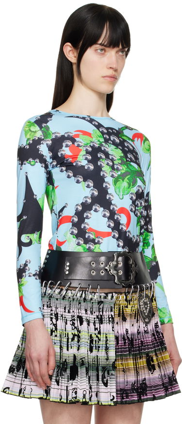 Nederdel Chopova Lowena Chopova Lowena Spangle Tangle Fitted Jersey T-Shirt Flerfarvet | 2307, 1