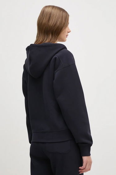 Sweatshirt Lacoste Navy Blue Zip-Up Hoodie With Applique Blå | SF2669, 2
