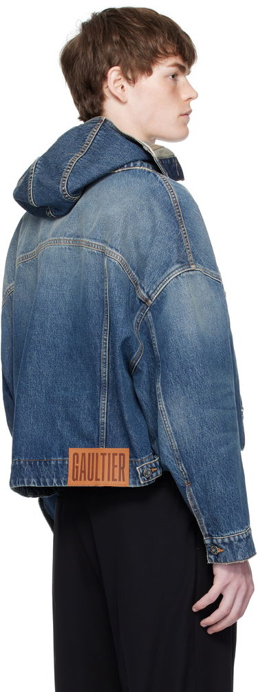 Jakke Jean Paul Gaultier Jean Paul Gaultier 'The Double' Denim Jacket Blå | 25/03-U-JA006-D024-57, 2