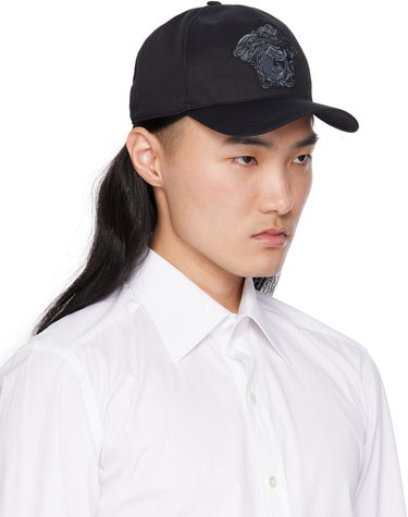 Kasket Versace Versace Embroidered Medusa Baseball Cap Sort | 1010746_1A13751, 1
