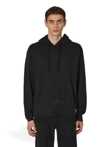 Sweatshirt Mister Green World Peace Hemp Hooded Sweatshirt Sort | MGHEMPHOODIE 001