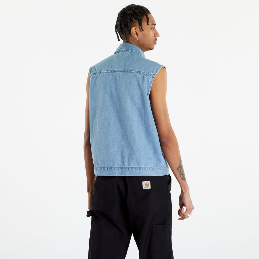 Vest Urban Classics Denim Vest Blå | TB514-02294, 1