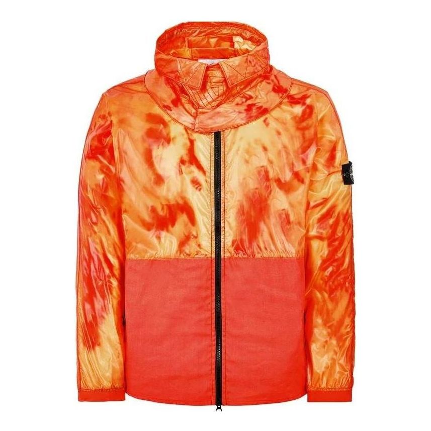 Vindjakke Stone Island Heat Reactive Hooded Jacket by Stone Island Orange | 761541599-V0032, 0