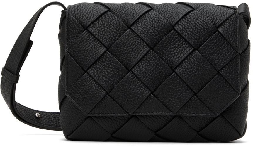 Skuldertaske Bottega Veneta Bottega Veneta Diago Woven Crossbody Bag Sort | 795637-V4FV1-8803, 0