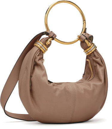 Skuldertaske CHLOÉ Small Bracelet Bag Beige | CHC24AS611N72, 2