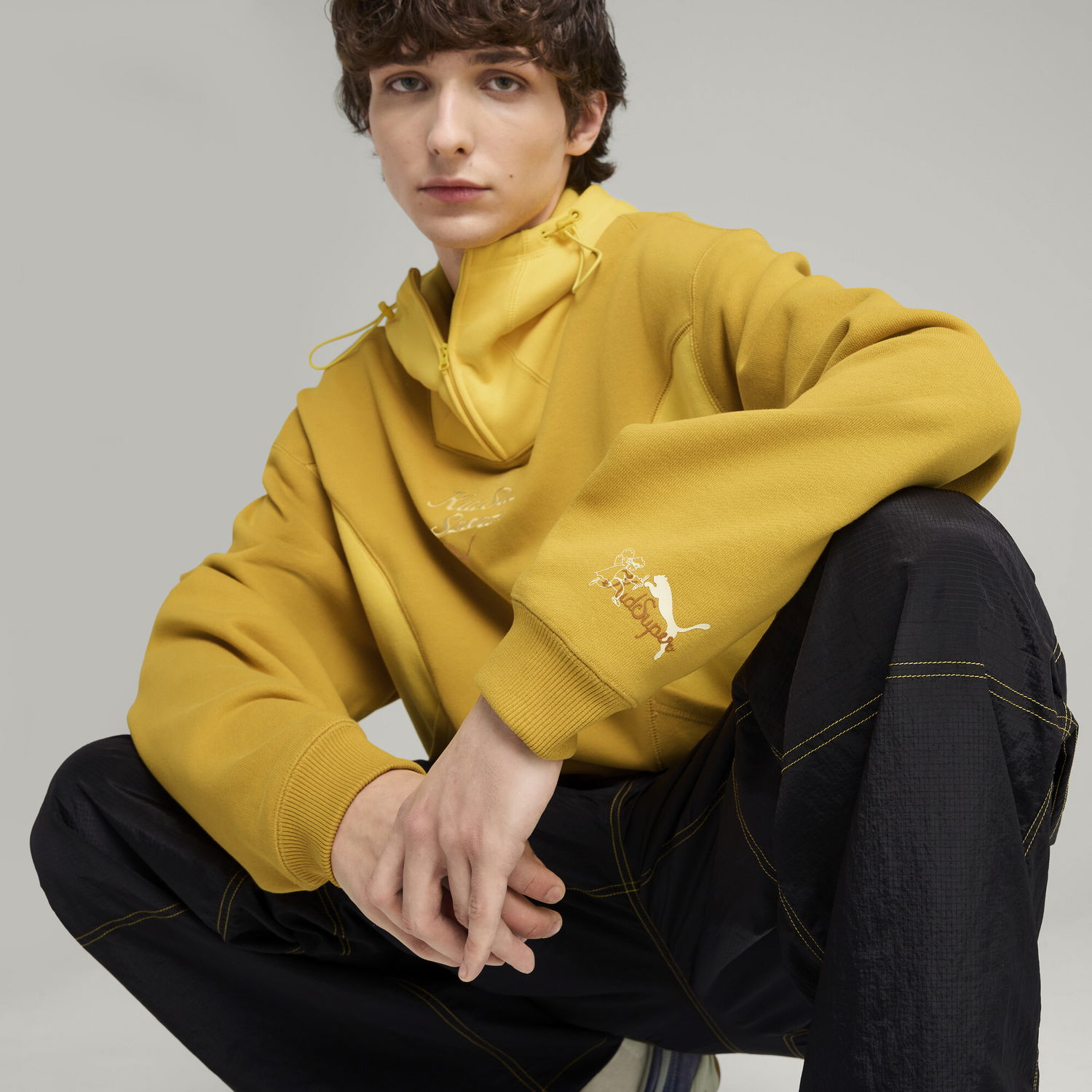 Sweatshirt Puma KIDSUPER Progressive Hoodie Gul | 630932_62, 1