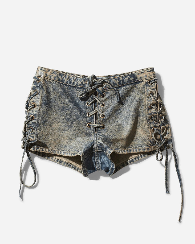 Shorts GUESS Denim Shorts Stone Wash Blå | W4BD0JD4RV9 GUS2