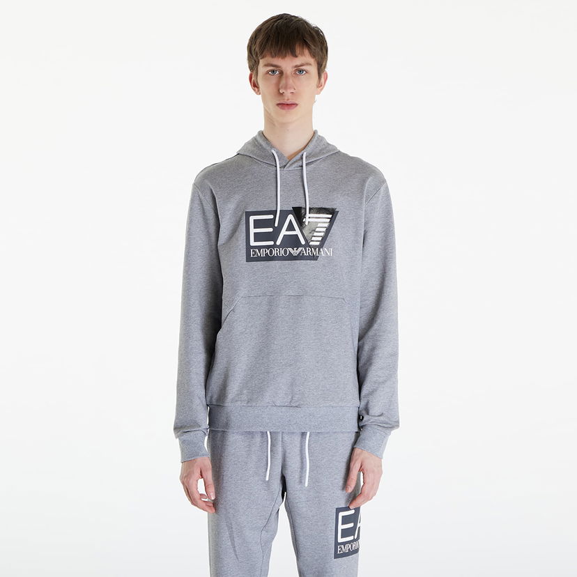 Sweatshirt Emporio Armani EA7 Felpa Medium Grey Melange Grå | 3DPM62PJ05Z3905