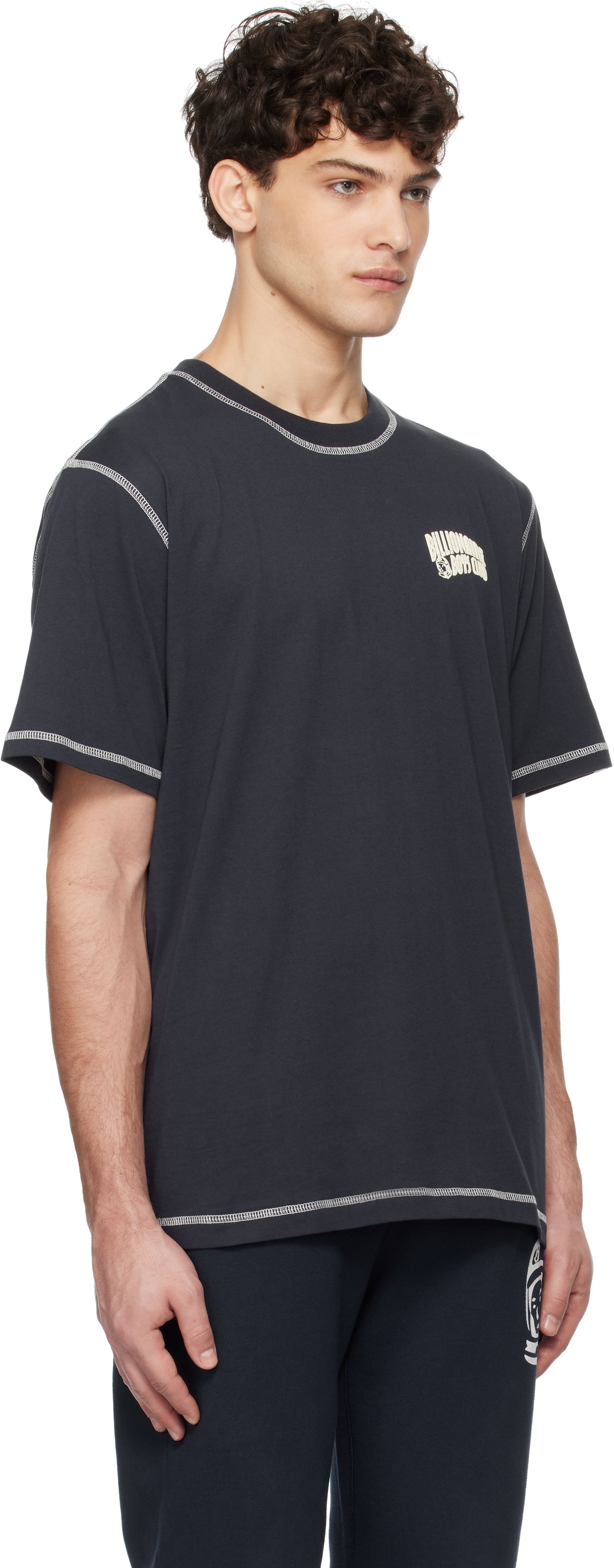T-shirt BILLIONAIRE BOYS CLUB Billionaire Boys Club Small Arch Logo Contrast Stitch T-Shirt Mørkeblå | BC24210, 1