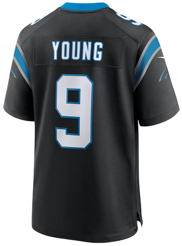 Jersey Nike Carolina Panthers Bryce Young Game Home Jersey Sort | 67NM-02PG-9DF-000, 1