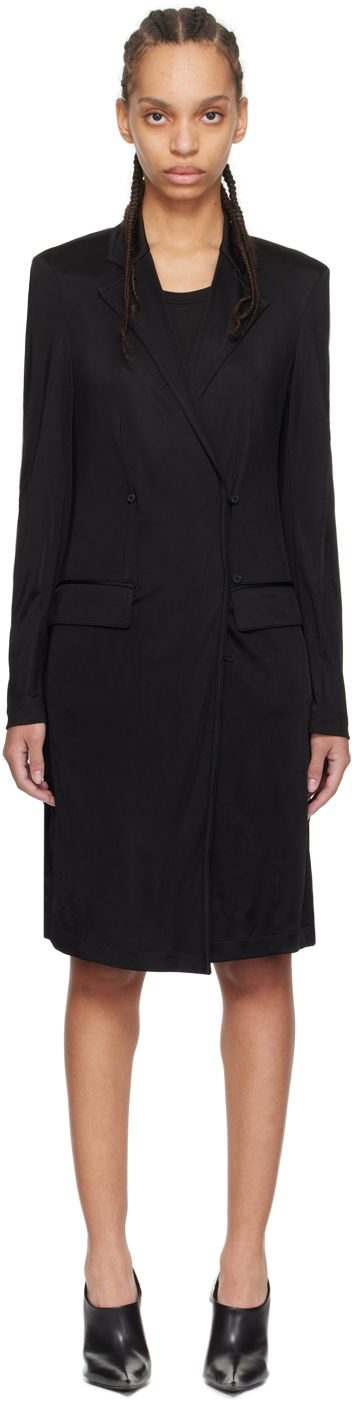 Kjole Helmut Lang Helmut Lang Classic Double-Breasted Coat Sort | O02HW401