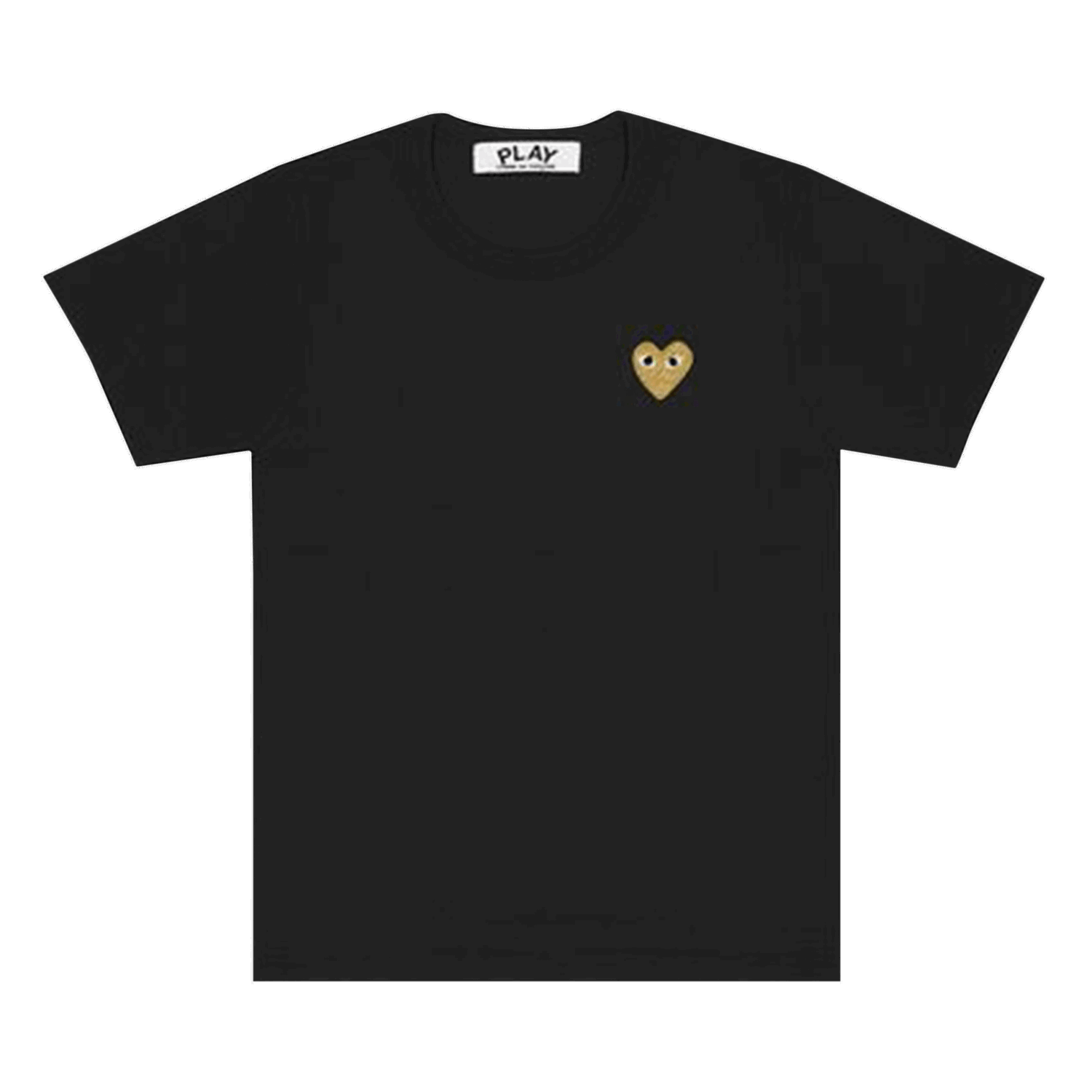 T-shirt Comme des Garçons PLAY Small Heart T-Shirt Sort | AZ T304 051 1, 0