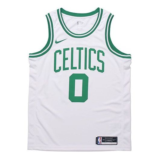 Jersey Nike NBA Boston Celtics Tatum #0 Basketball Jersey Fan Edition 2020 Hvid | CW3585-107