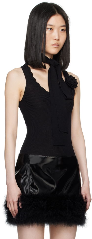 Tanktop Blumarine Wool Knit Tank Top Sort | A422M505A, 1