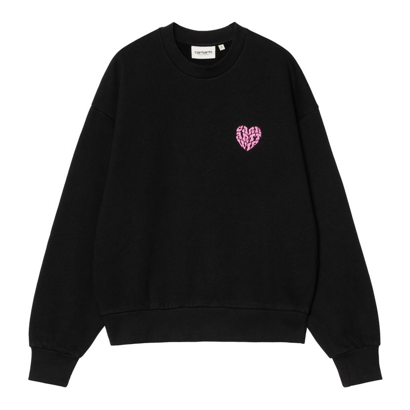 Sweatshirt Carhartt WIP Black Graphic Print Sweatshirt Sort | I034419_8