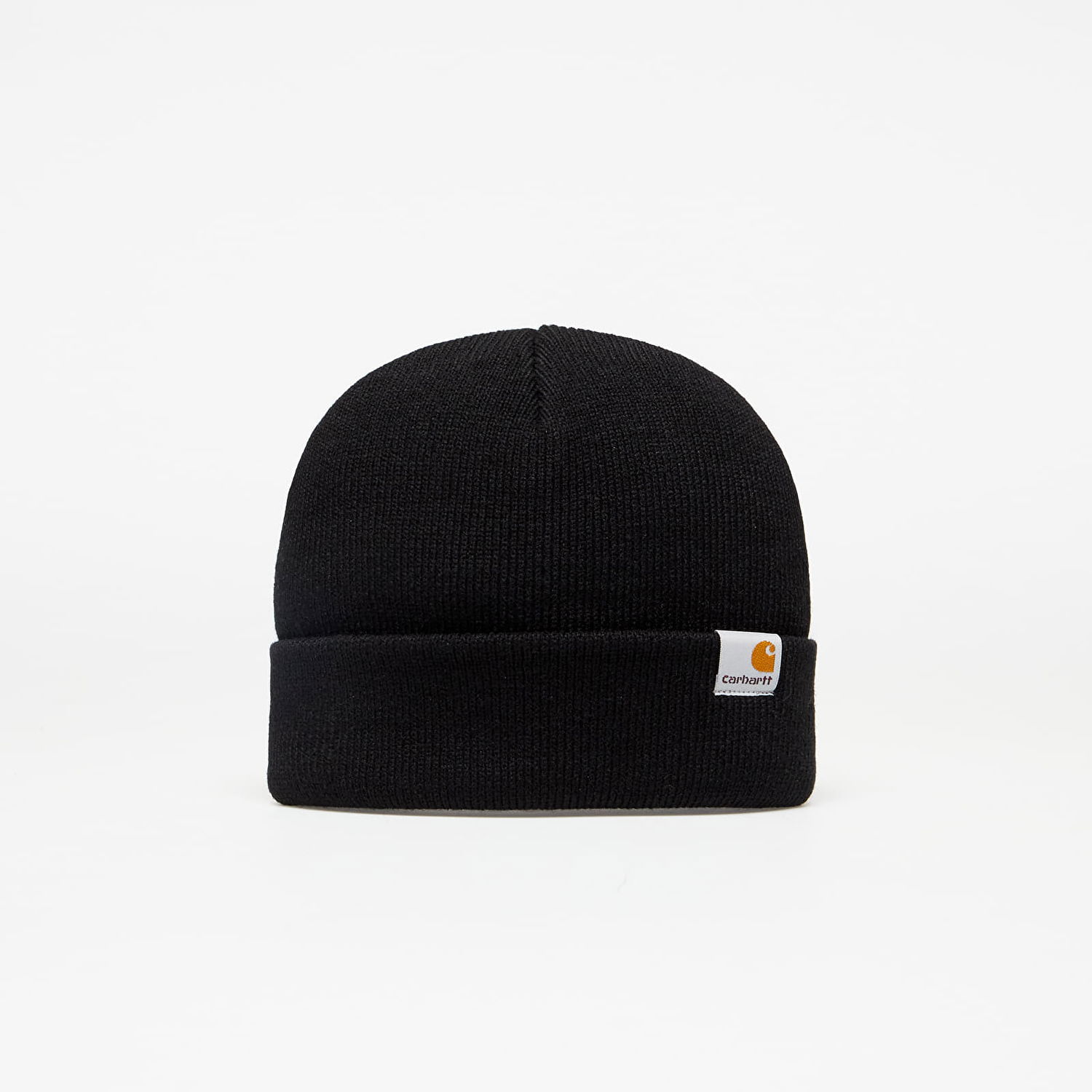 Beanie Carhartt WIP Stratus Hat Low Black Sort | I025741.89XX, 0