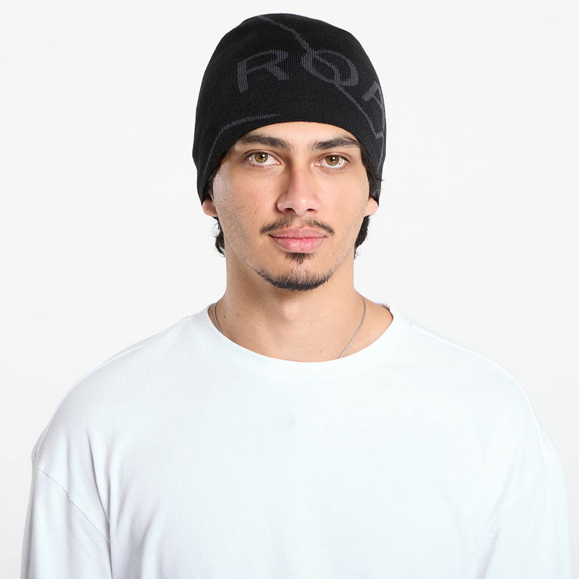 Beanie ROA ROA Logo Wool Beanie Sort | RBUW288YA12 BLK0001