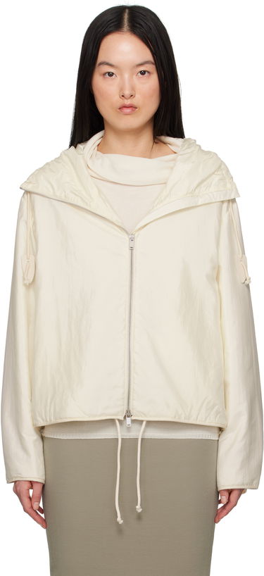 Vindjakke Jil Sander Jil Sander Padded Hooded Jacket Hvid | J40SW0006_J70003, 0