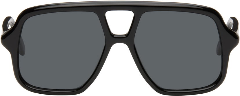 Solbriller Loewe Loewe Aviator Slim Sunglasses Sort | LW40161UW5401A 192337224560