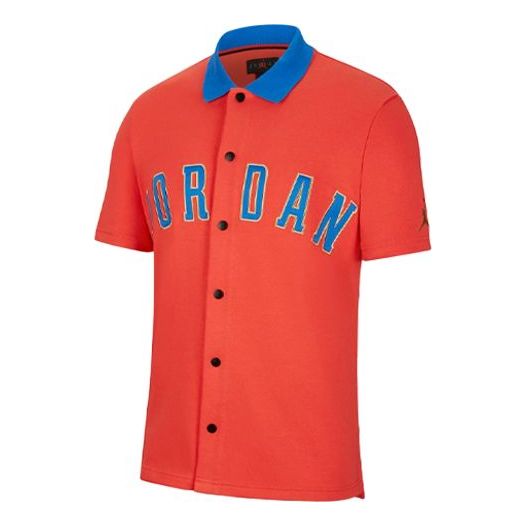 Polo skjorte Jordan Jordan DNA Distorted Basketball Shooting Shirt Rød | AJ1111-631