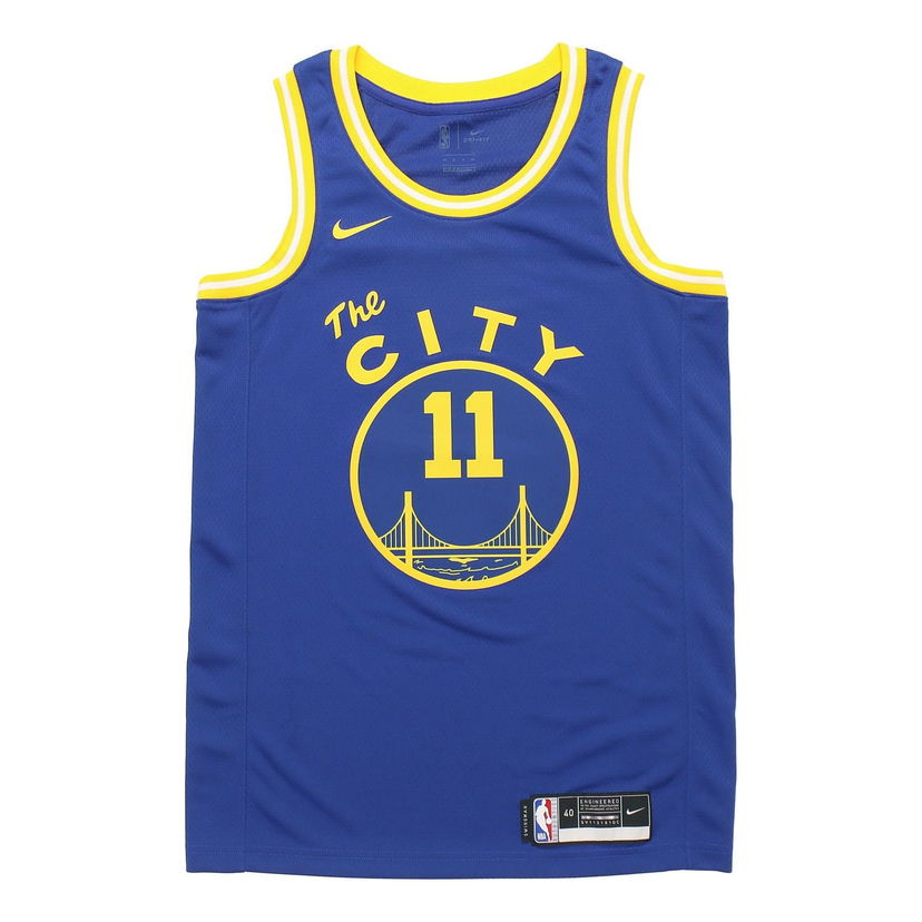 Jersey Nike NBA Golden State Warriors #11 Swingman Jersey Blå | CN1024-495