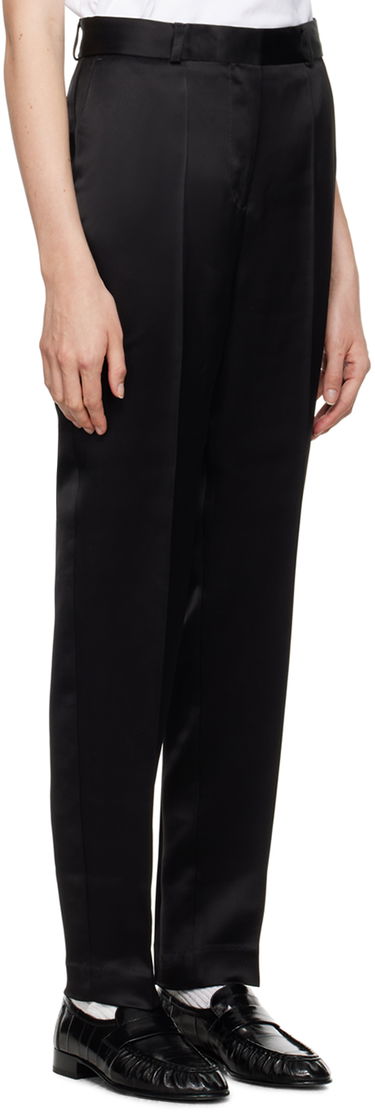 Bukser TOTEME Low-Waist Satin Trousers Sort | 244-WRB0228-FB0208, 1