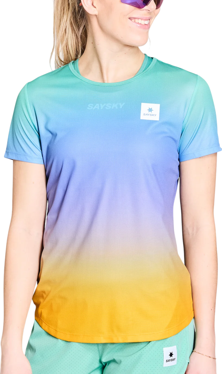 T-shirt Saysky Saysky Drip Dye Flow T-Shirt Flerfarvet | nwrss60c-1033
