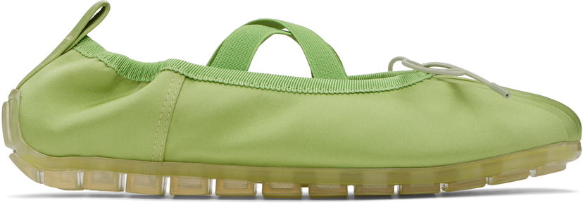Tøj Simone Rocha Simone Rocha Grip Ballerina Flats Grøn | BPT1 0802