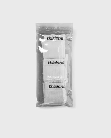 Sokker thisisneverthat SP-Logo Socks 3-Pack Hvid | TNCO0TUNSO01WHT, 1