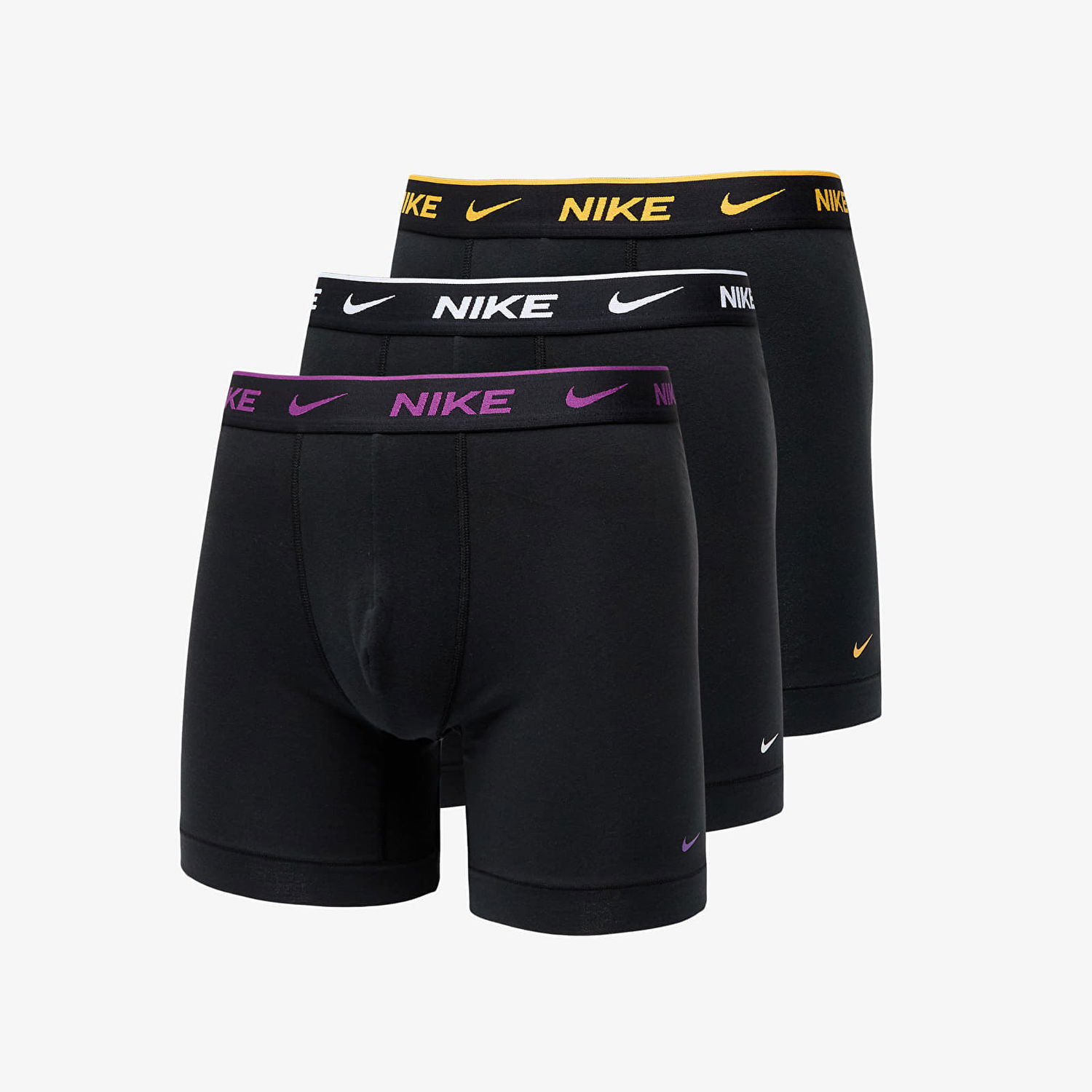 Boksere Nike DRI-FIT Everyday Cotton Stretch Boxer Brief 3-Pack Sort | 0000KE1007-FA9, 0