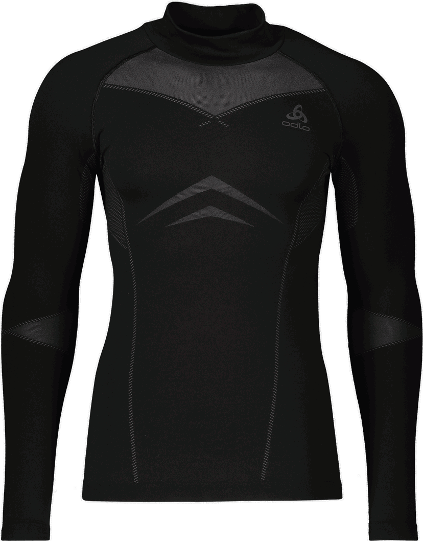 T-shirt Odlo Odlo Performance Fundamentals Light Turtle Neck Long Sleeve Underwear Shirt Sort | 197452-15000