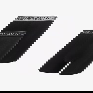 Boksere Emporio Armani EA7 Bottom Trunk 2-Pack Black/ Black Sort | EM000255AF10776MC108, 0