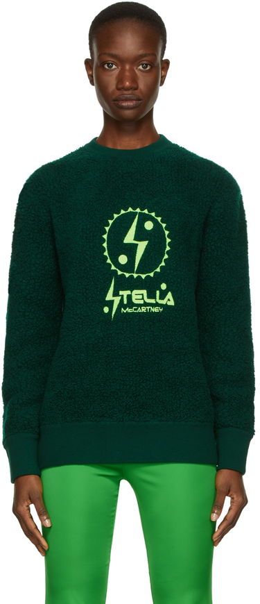 Sweatshirt Stella McCartney Designer Logo Edition Sweatshirt Grøn | 604103S7242, 0